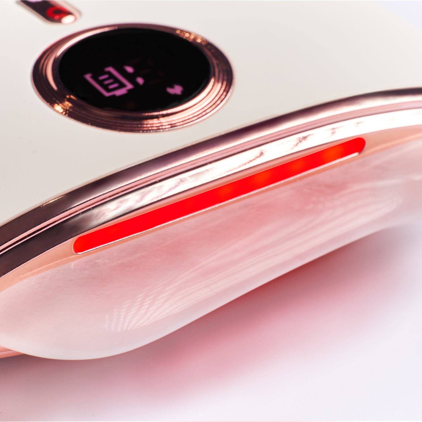 DermaCrest Gua Sha Red Light Therapy Face Sculpting Massager