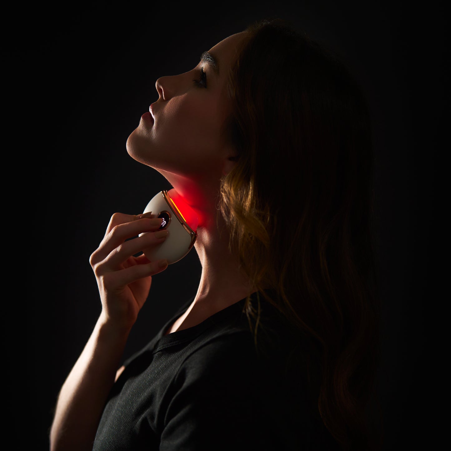 DermaCrest Gua Sha Red Light Therapy Face Sculpting Massager