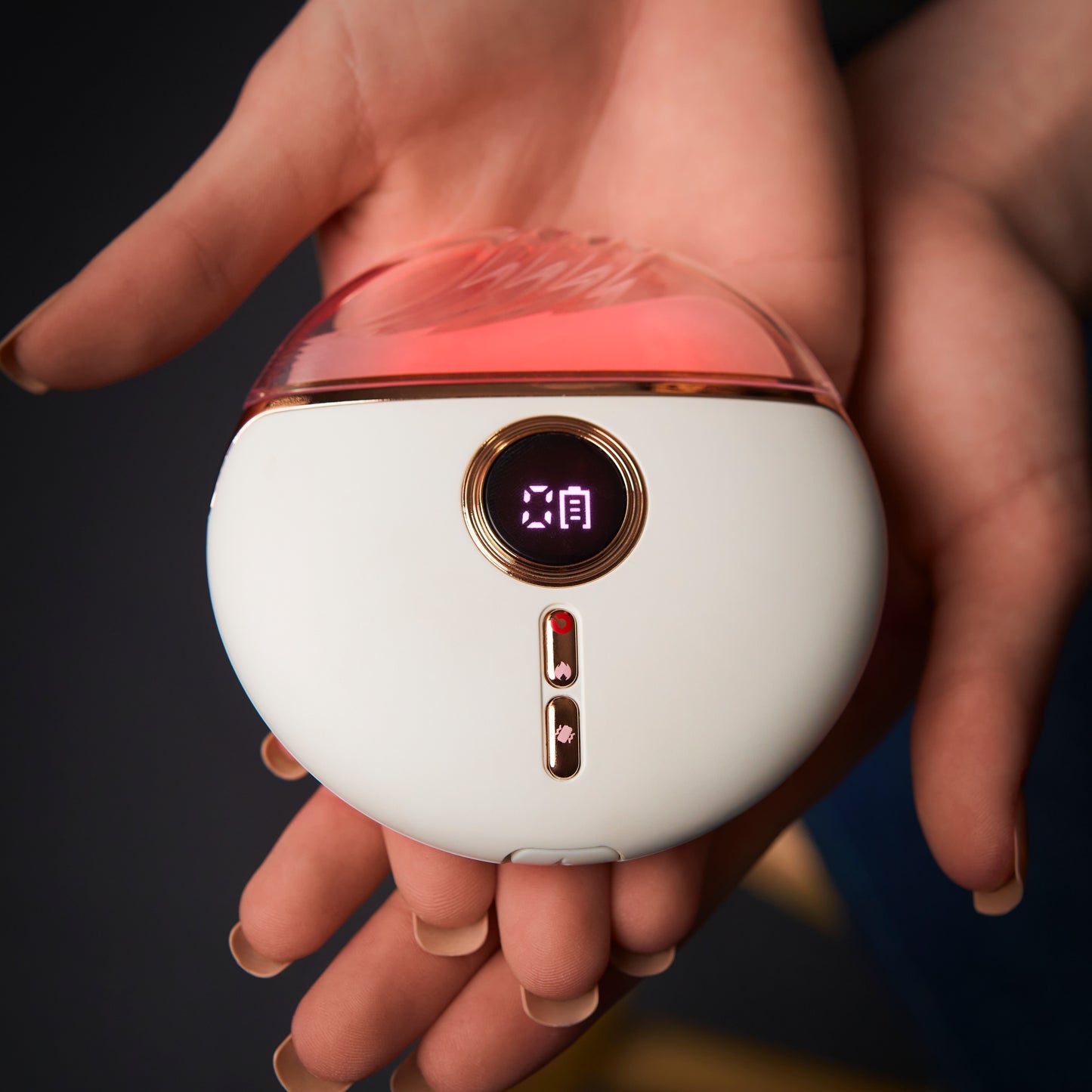 DermaCrest Gua Sha Red Light Therapy Face Sculpting Massager