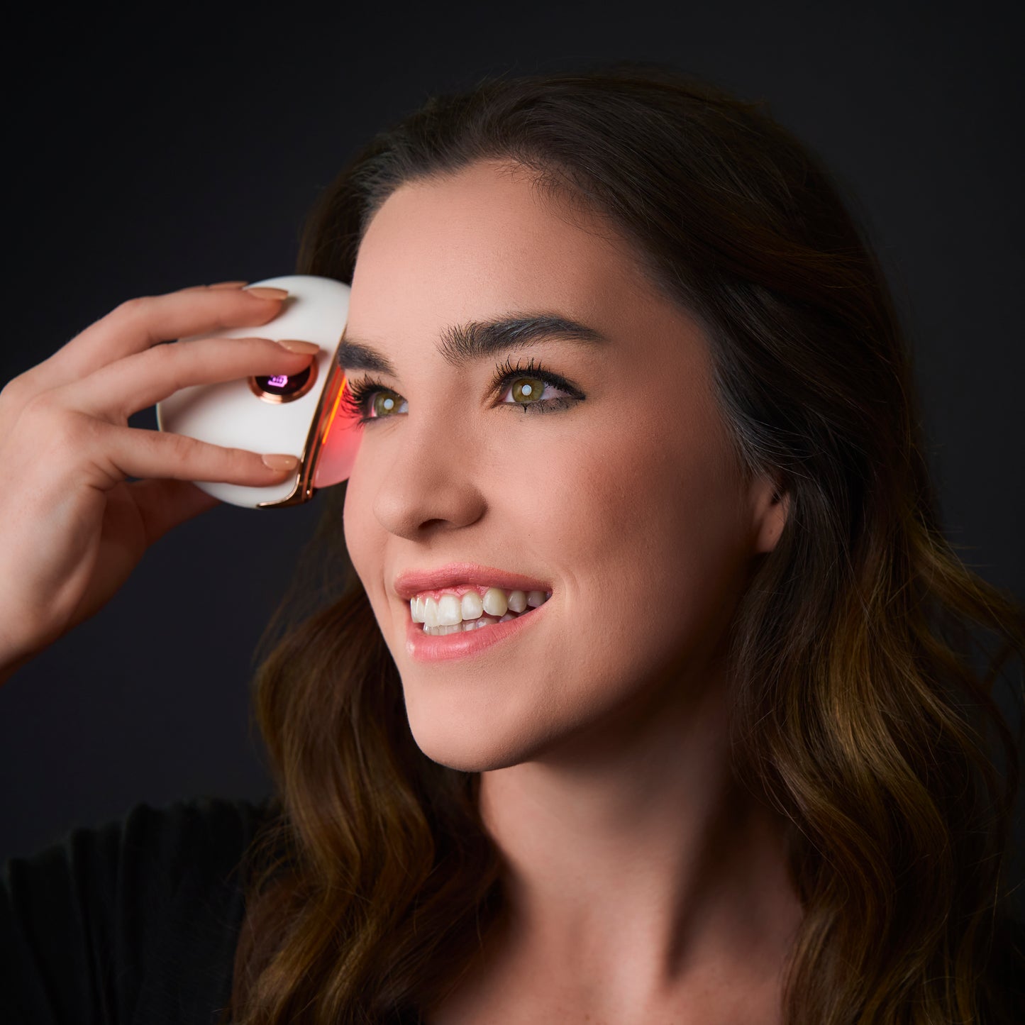 DermaCrest Gua Sha Red Light Therapy Face Sculpting Massager