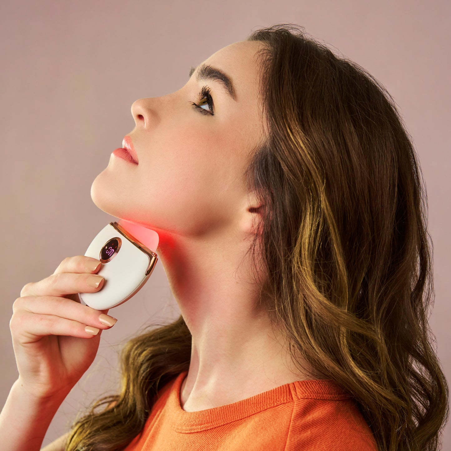 DermaCrest Gua Sha Red Light Therapy Face Sculpting Massager