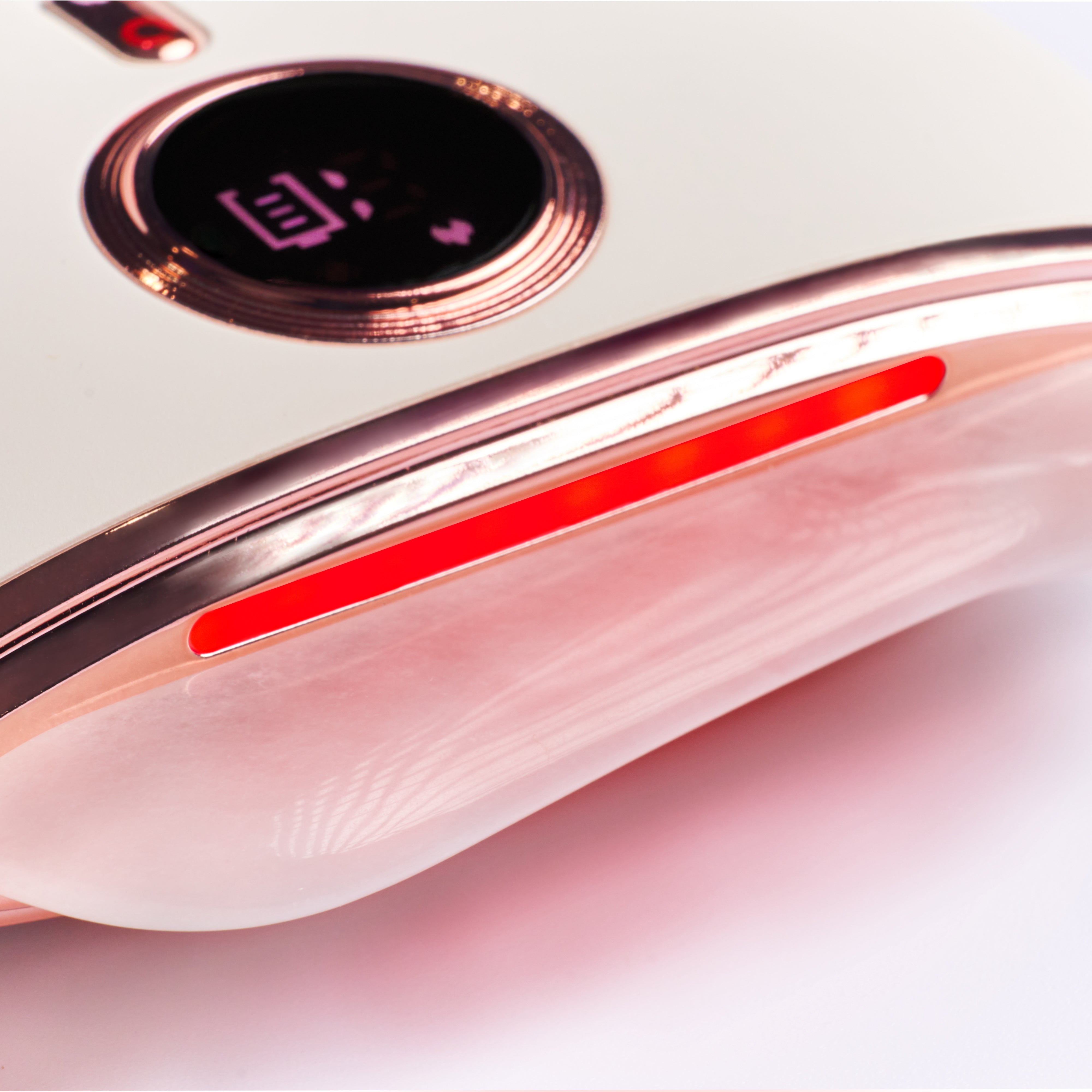 Gua Sha Red Light Therapy Face Sculpting Massager 27 13DermaCrest LightCloseup